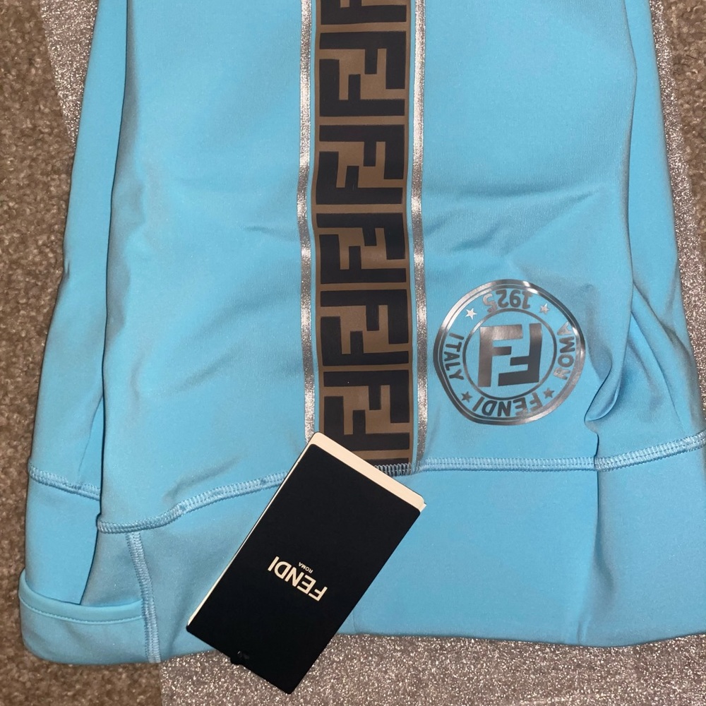 Fendi Aqua Leggings (BRAND NEW) SZ 40 EU